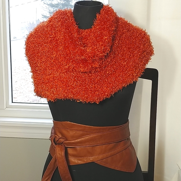 Magic scarf multi style orange NWT - Picture 2 of 5